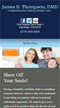 Mobile Screenshot of jamesthompsondental.com